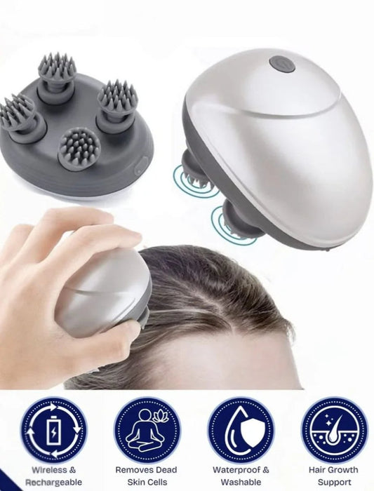 Electronic Head Massager™ 💆‍♂️⚡ | Smart Scalp Therapy | Relaxation & Stress Relief