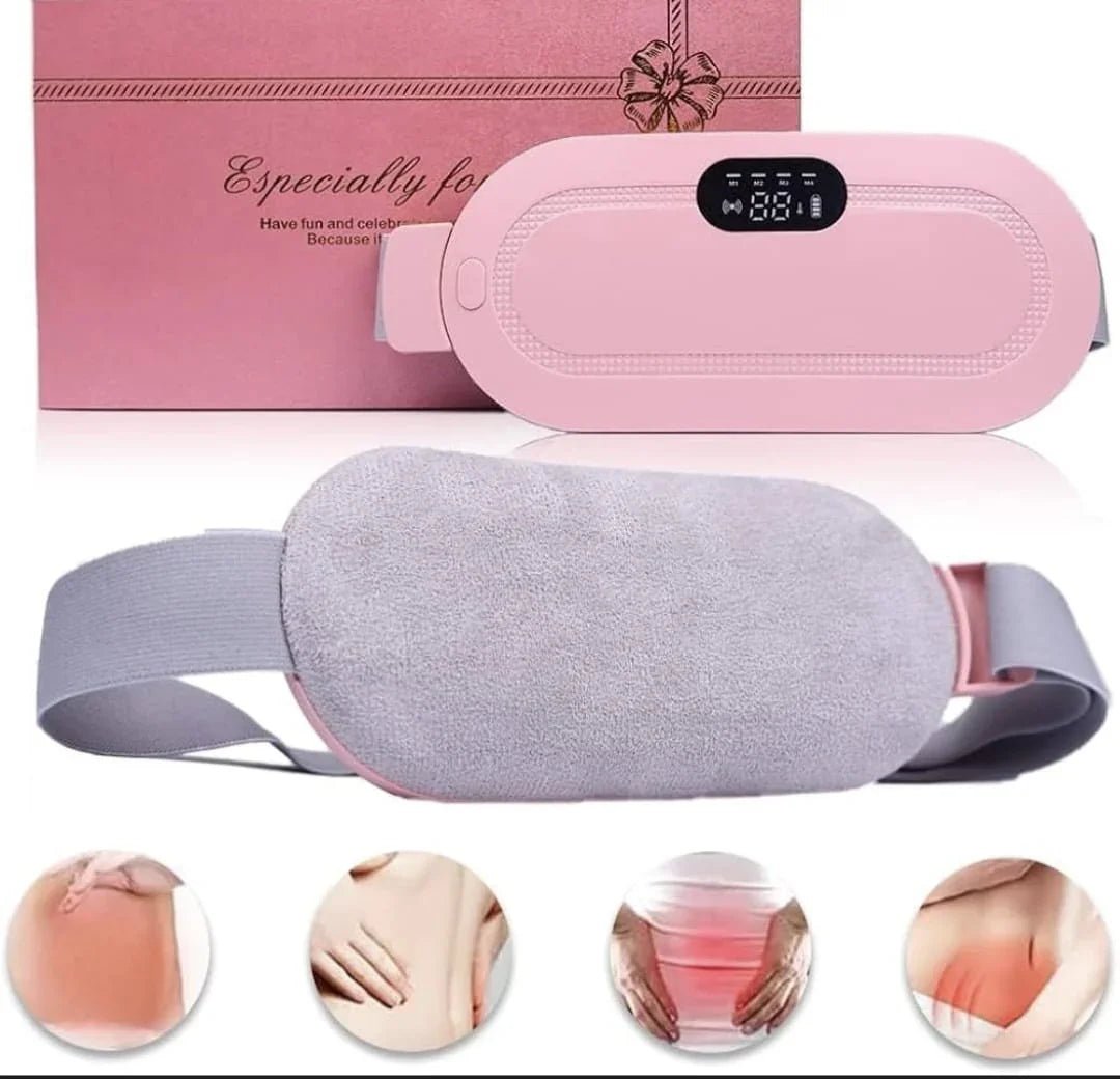 Periods Relief Massager™ 🌸💆‍♀️ | Smart Heating & Vibration | Portable Menstrual Pain Comfort